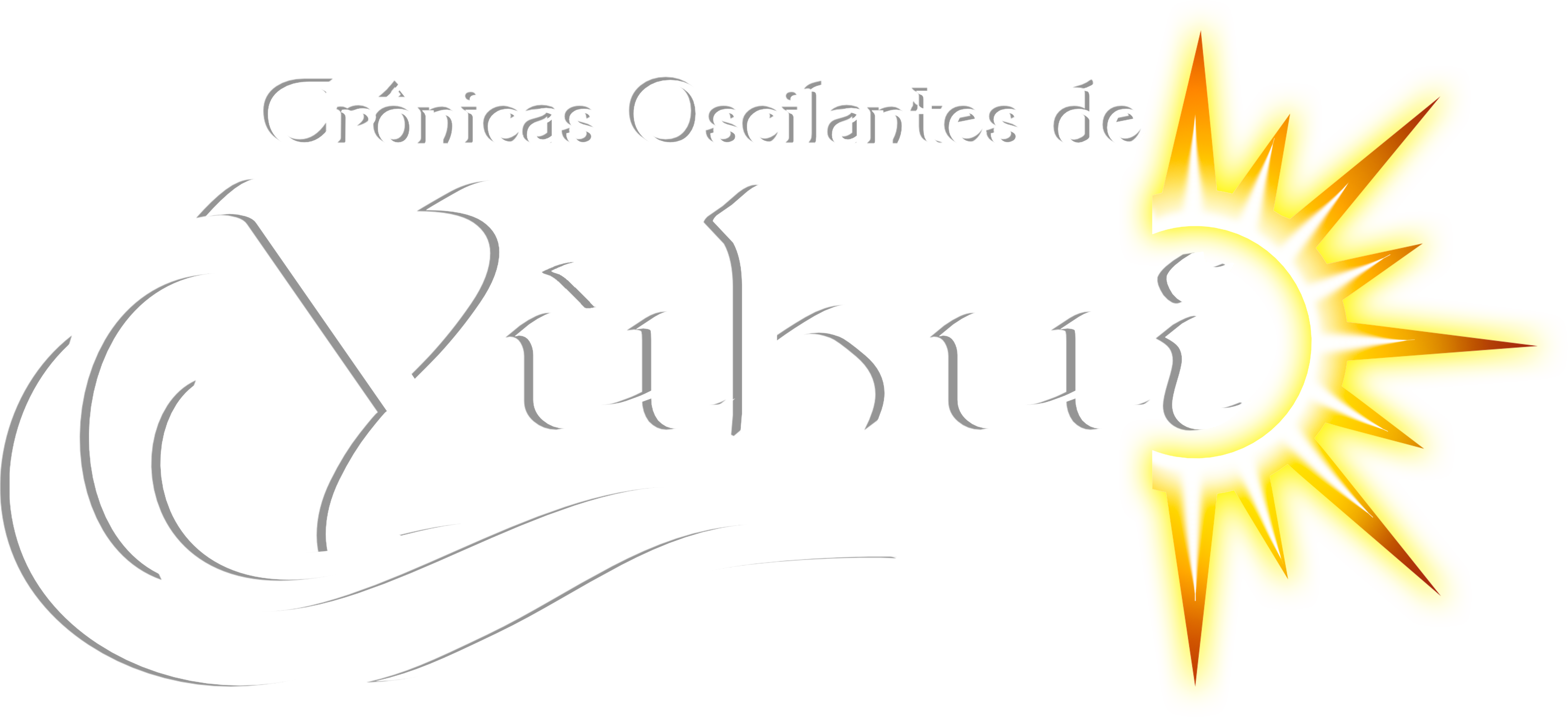 Logo escrito Crônicas Oscilantes de Yùhui